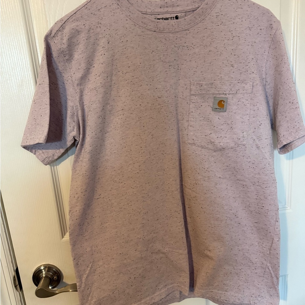 Carhartt Men's Speckled Lavender Pocket Tee
